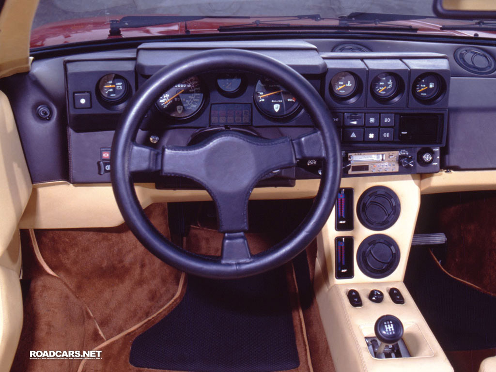 Lamborghini Jalpa Interior
